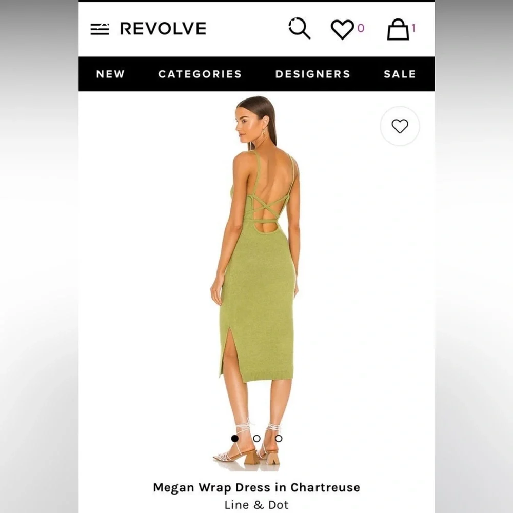 Revolve Line and Dot dress - Picture 2 of 2